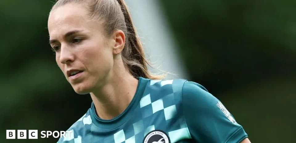 Portera de Brighton & Hove Albion en entrenamiento