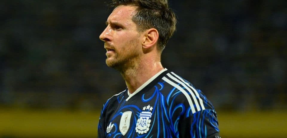 Jugador de Argentina en acción durante un partido