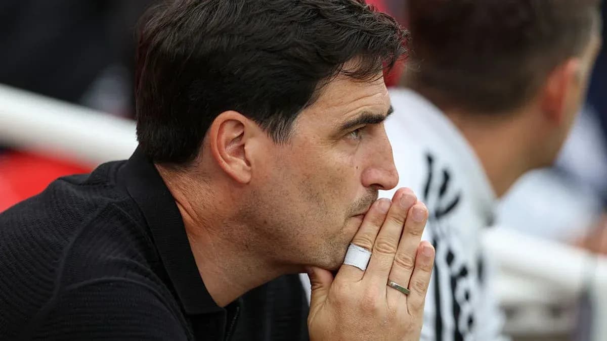 Entrenador observando el partido en la grada