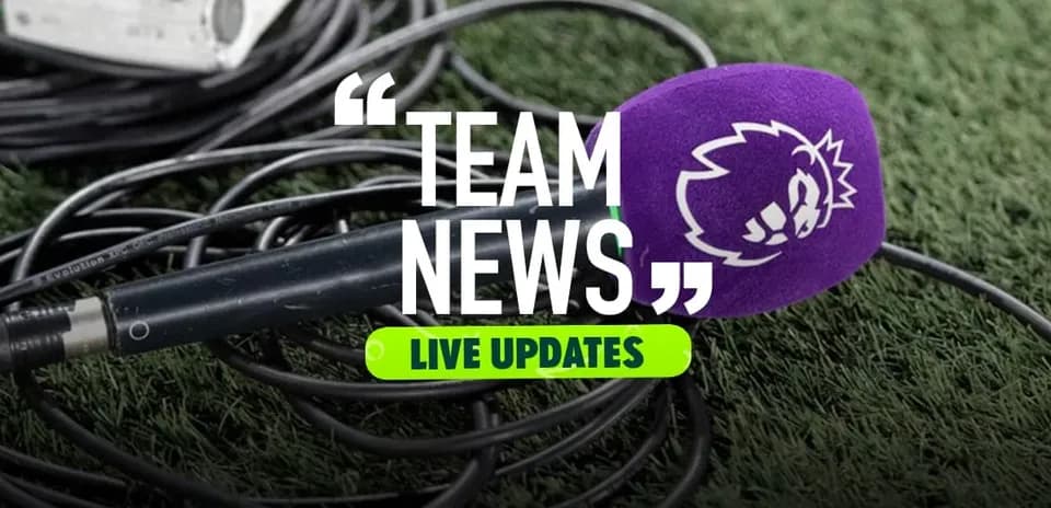 Mic on grass with cables, team news announcement