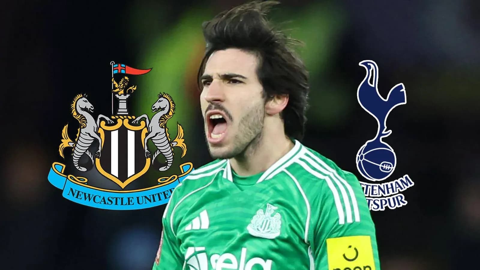 Portero de Newcastle United celebrando con entusiasmo