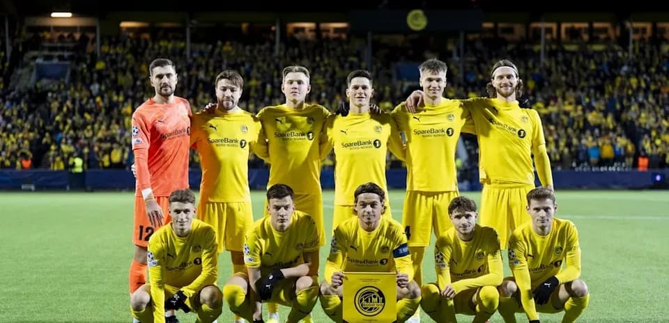 Equipo de Bodo/Glimt en la UEFA Champions League