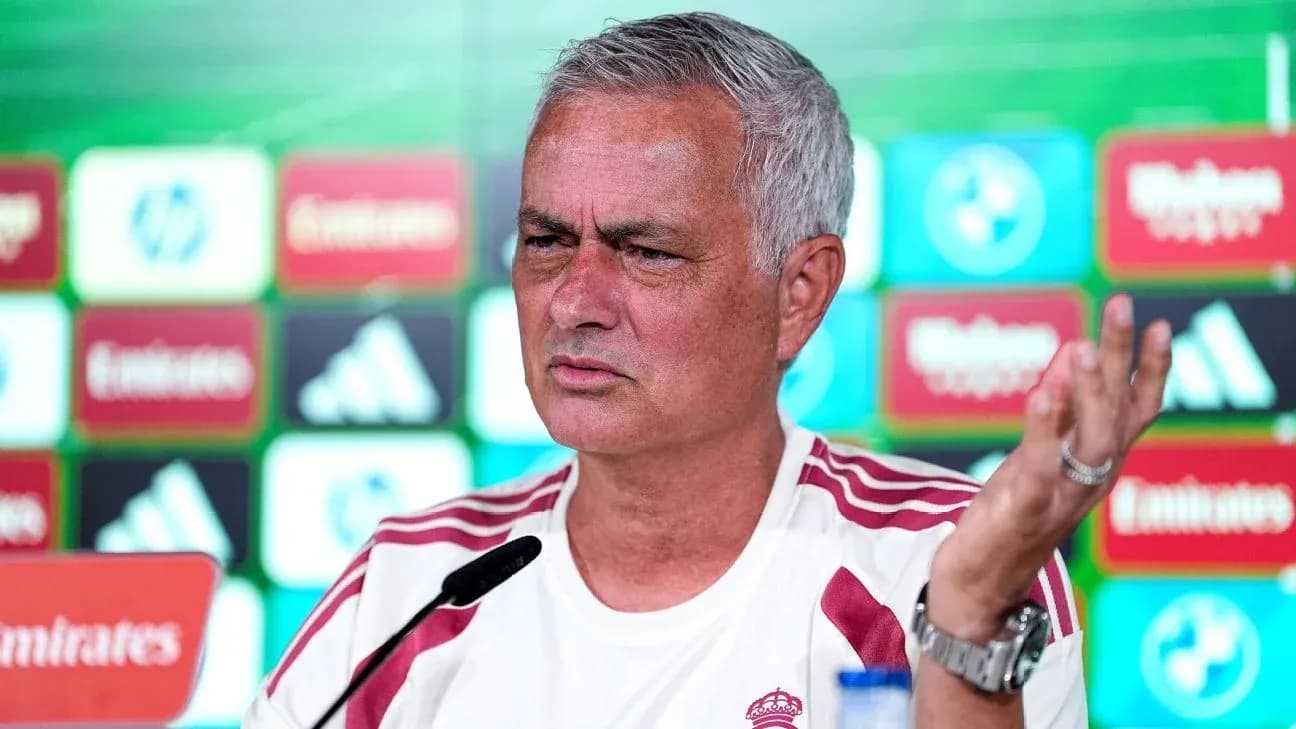José Mourinho en conferencia de prensa