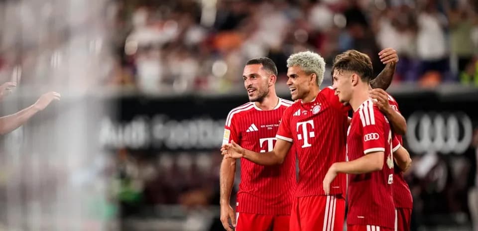 Jugadores de Bayern Múnich celebrando un gol