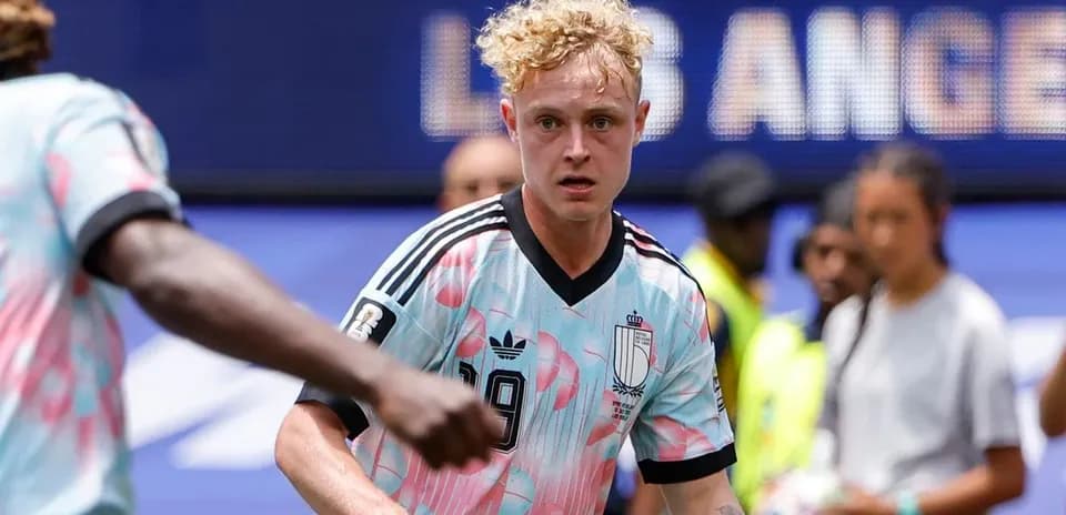 Jugador de España en acción durante un partido
