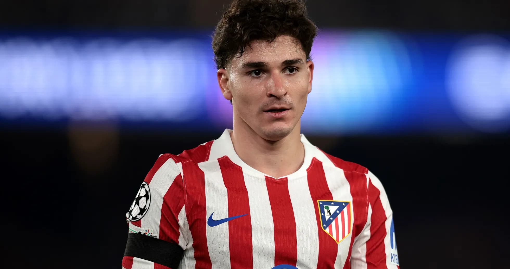 Jugador de Atlético de Madrid en el campo