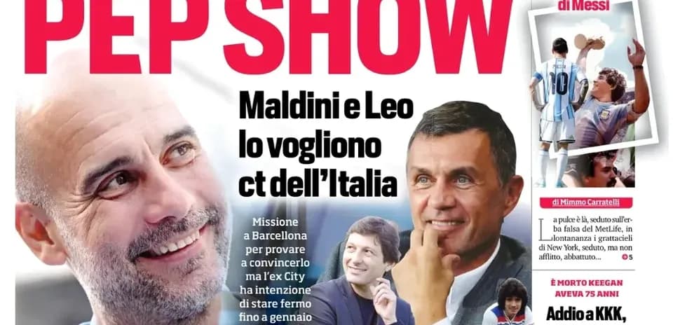 Portada de revista sobre Pep Guardiola y fútbol