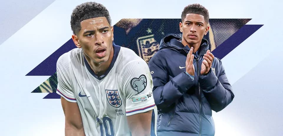 Jugador de Inglaterra en acción y aplaudiendo