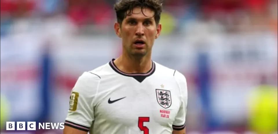 Jugador de Inglaterra en el campo durante un partido