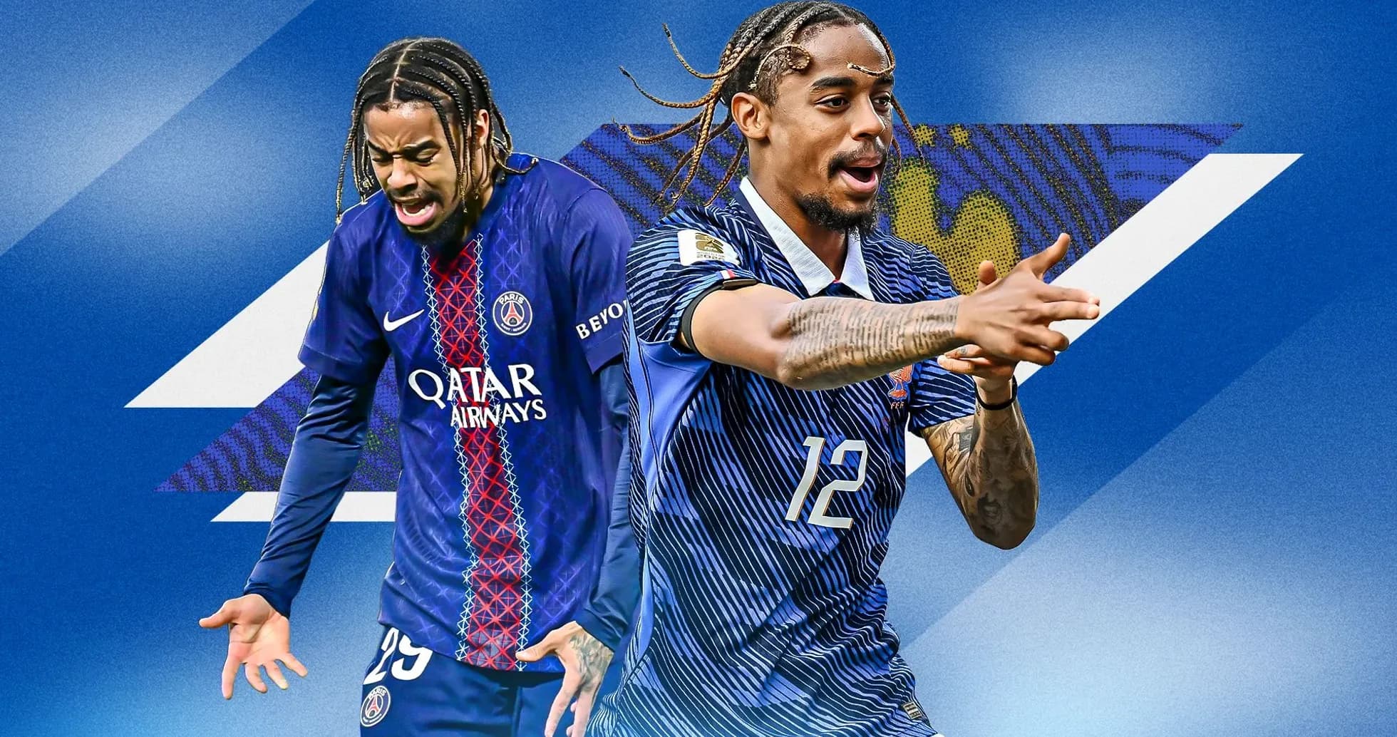 Jugador de PSG y selección nacional en acción