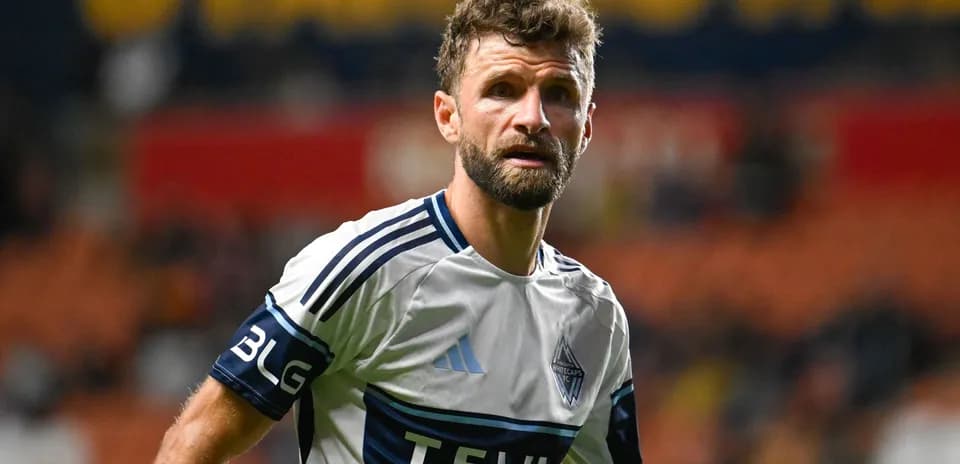 Jugador de Vancouver Whitecaps FC en el campo
