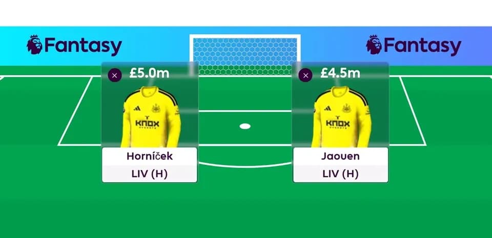 Jugadores de fútbol en la aplicación Fantasy Premier League