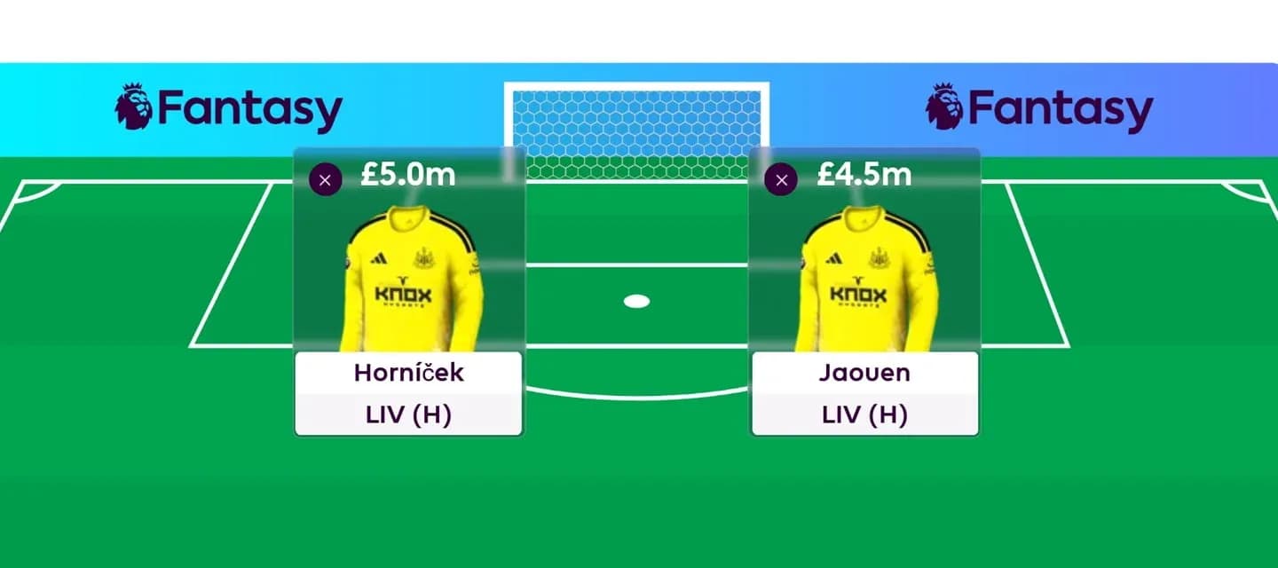Jugadores de fútbol en la aplicación Fantasy Premier League