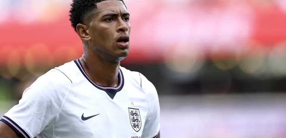 Jugador de Inglaterra en el campo durante partido