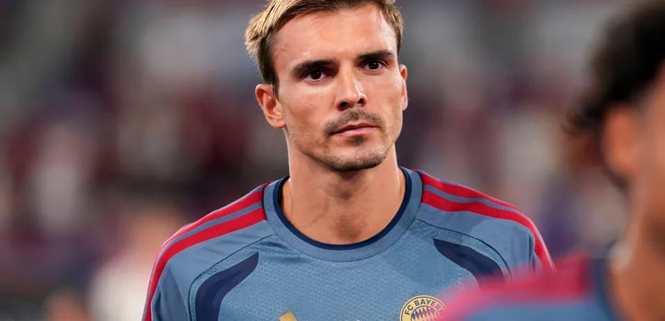 Jugador del Bayern Múnich en el campo