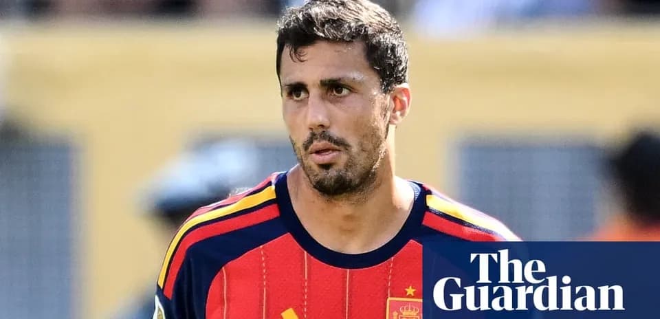 Jugador de España en partido de fútbol