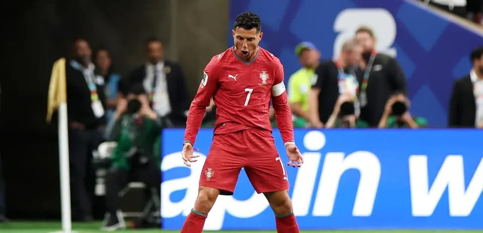 Cristiano Ronaldo celebra un gol en partido