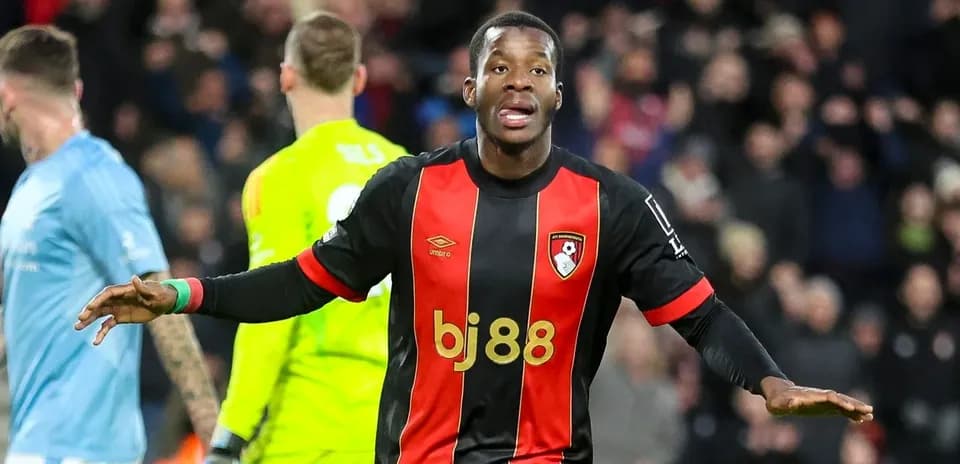 Jugador de Bournemouth celebrando un gol