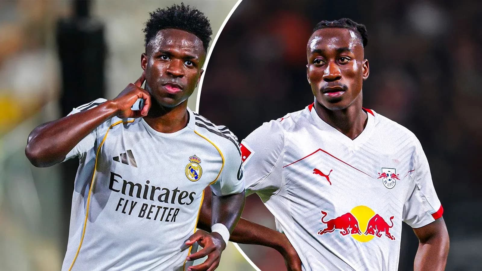 Jugadores de fútbol de Real Madrid y RB Leipzig