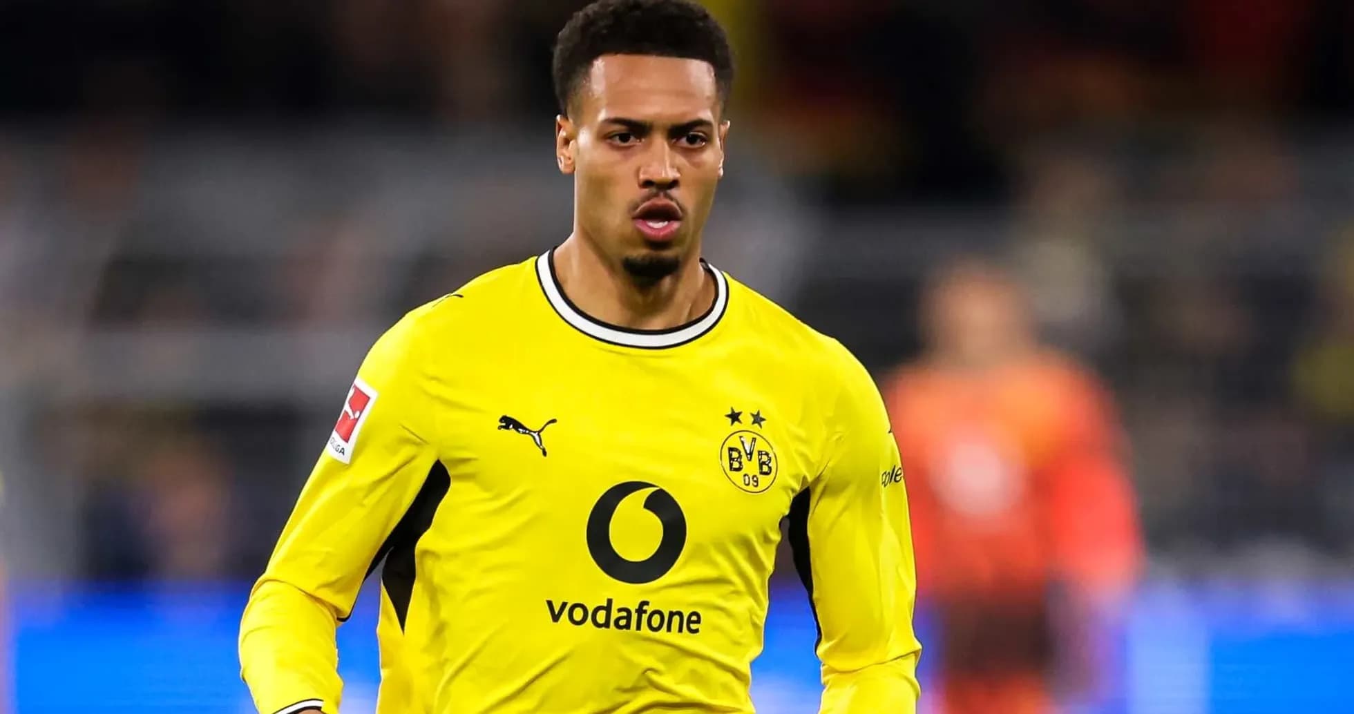 Jugador de Borussia Dortmund en acción durante partido