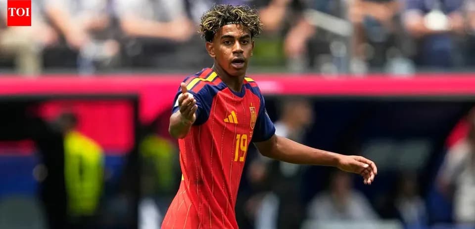 Jugador de España señalando durante un partido