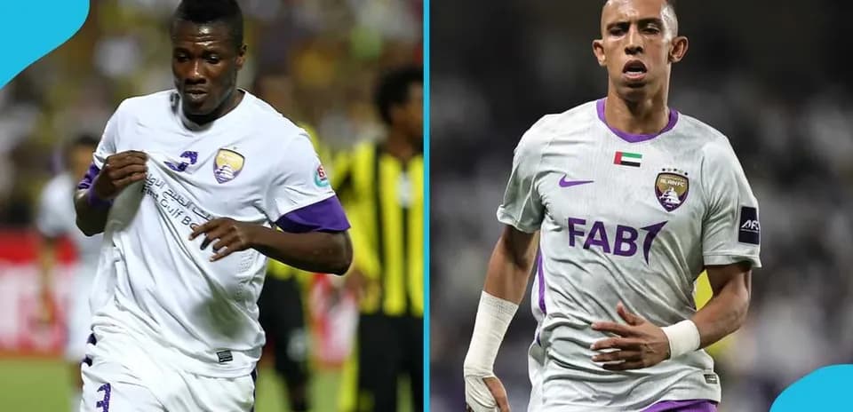 Dos jugadores de Al Ain FC en el campo