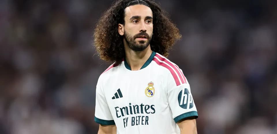 Jugador de Real Madrid en el campo durante el partido