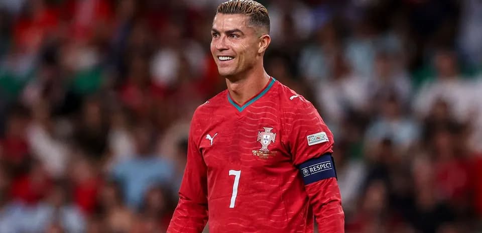 Cristiano Ronaldo en partido con Portugal