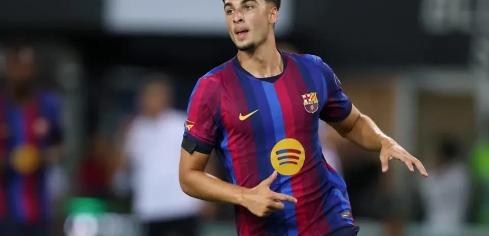 Jugador de Barcelona celebrando un gol en el partido