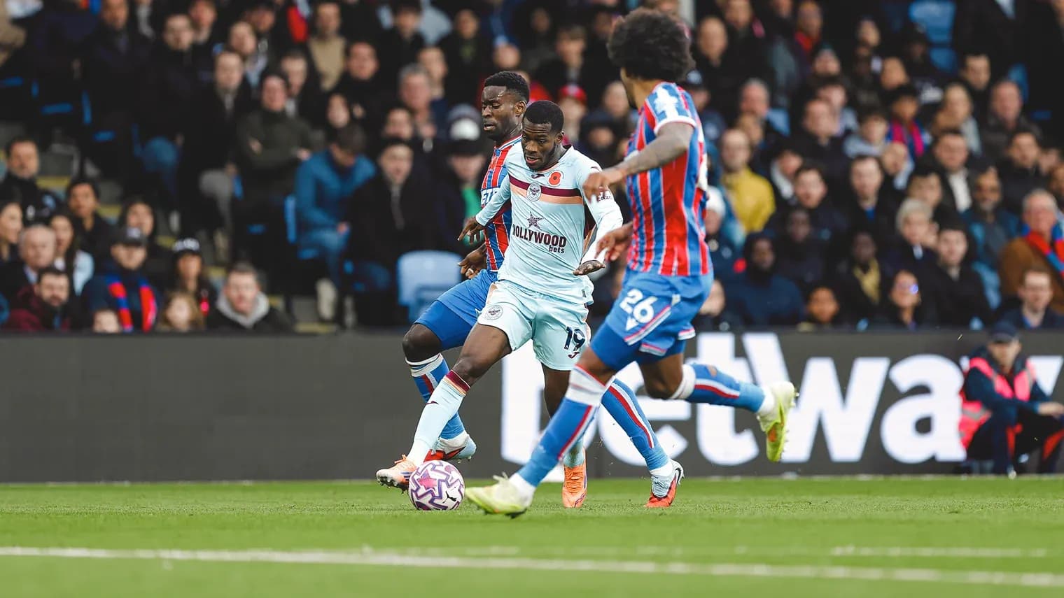 Partido entre Brentford y Crystal Palace
