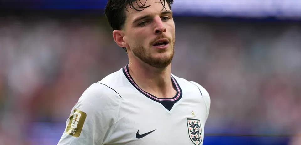 Jugador de Inglaterra en acción durante el partido