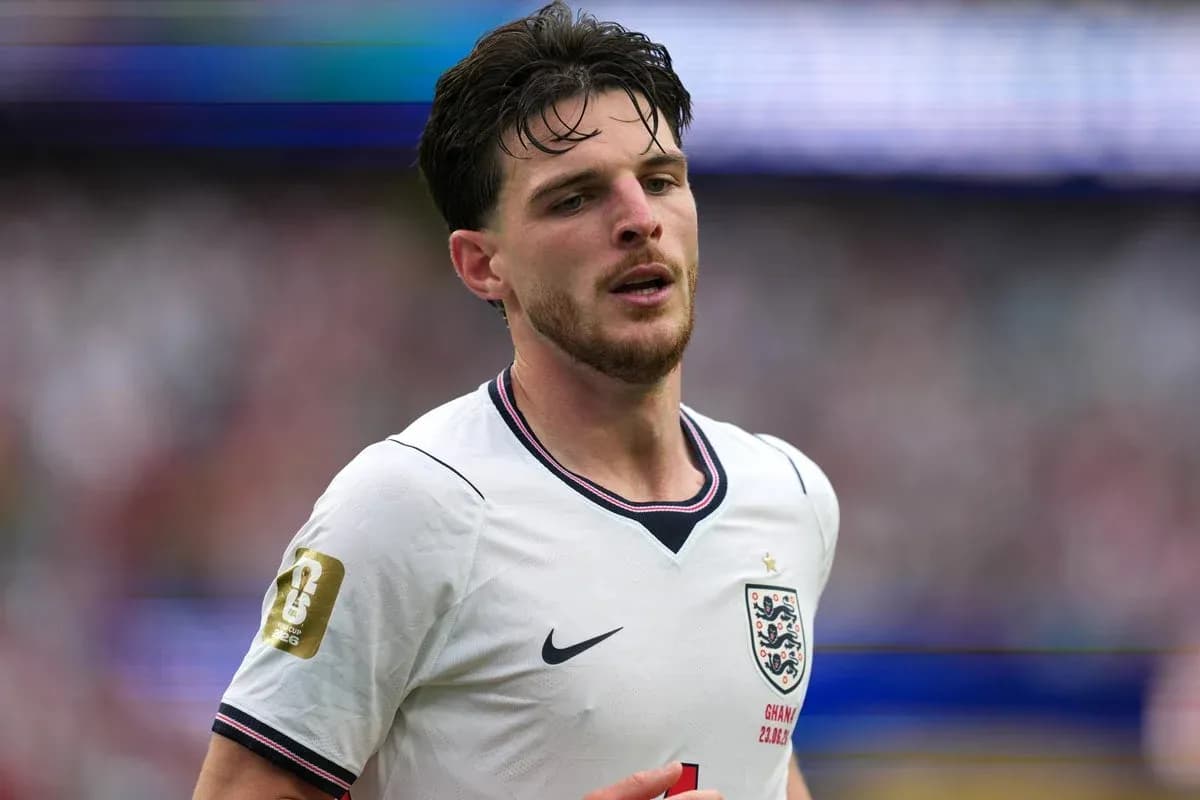 Jugador de Inglaterra en acción durante el partido