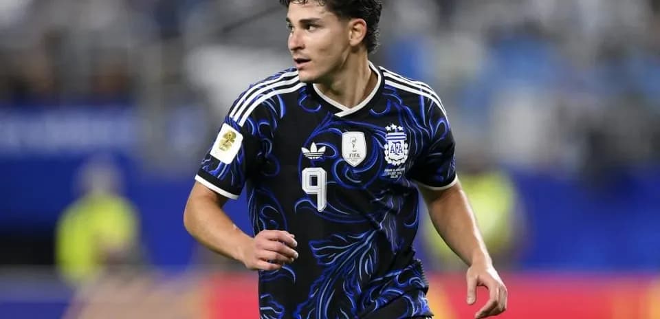 Jugador de Argentina corriendo durante un partido