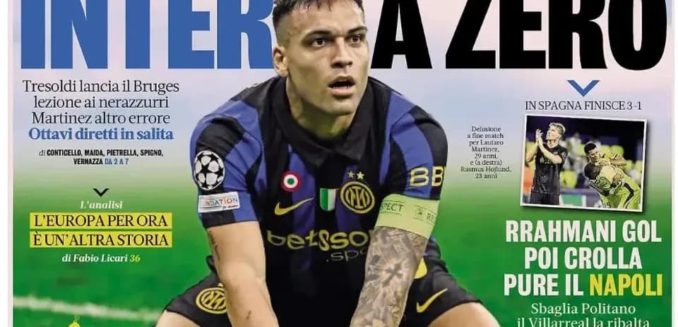 Lautaro Martínez jugando en partido de Champions League