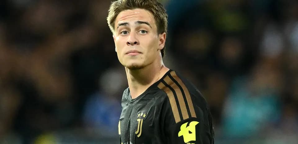 Jugador de Juventus en el campo durante el partido