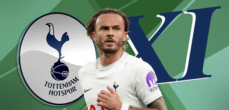 Jugador de Tottenham Hotspur con camiseta blanca
