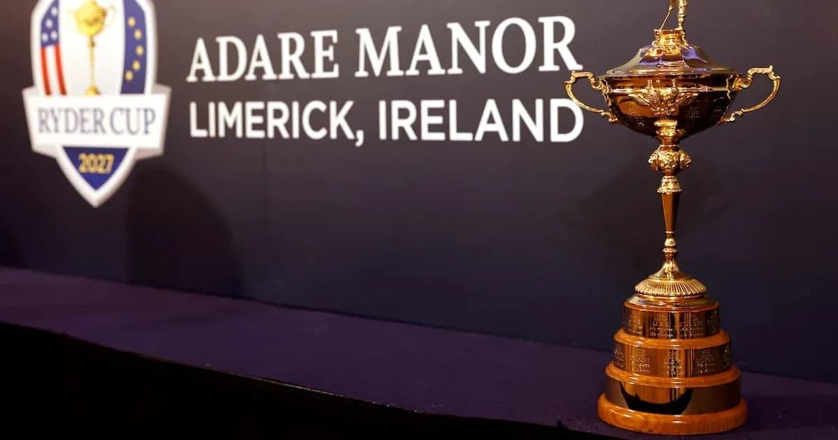 Trofeo Ryder Cup en Adare Manor, Irlanda