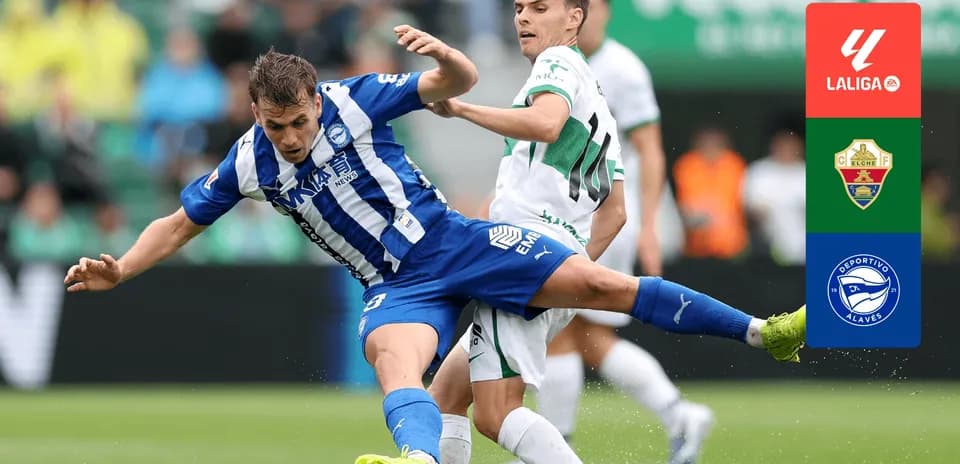 Jugador de Alavés cae ante Elche