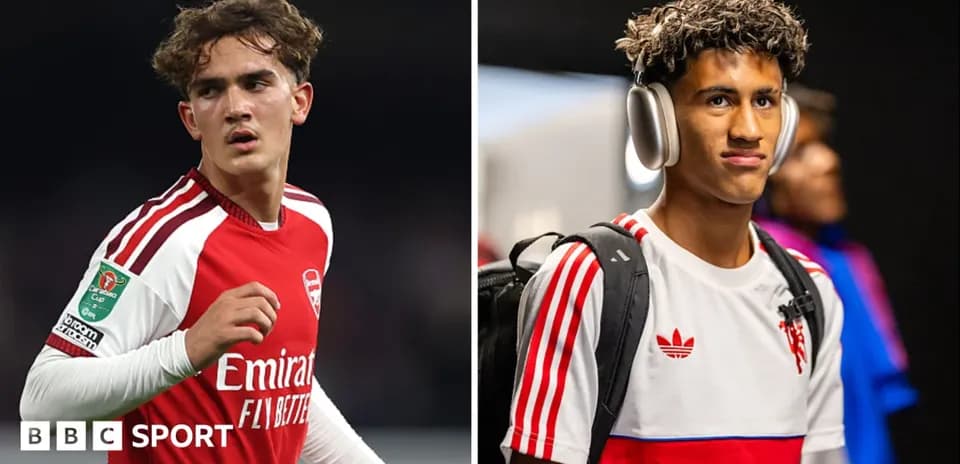 Dos jugadores de fútbol en diferentes situaciones