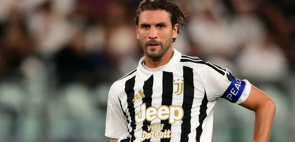 Jugador de Juventus en el campo durante un partido