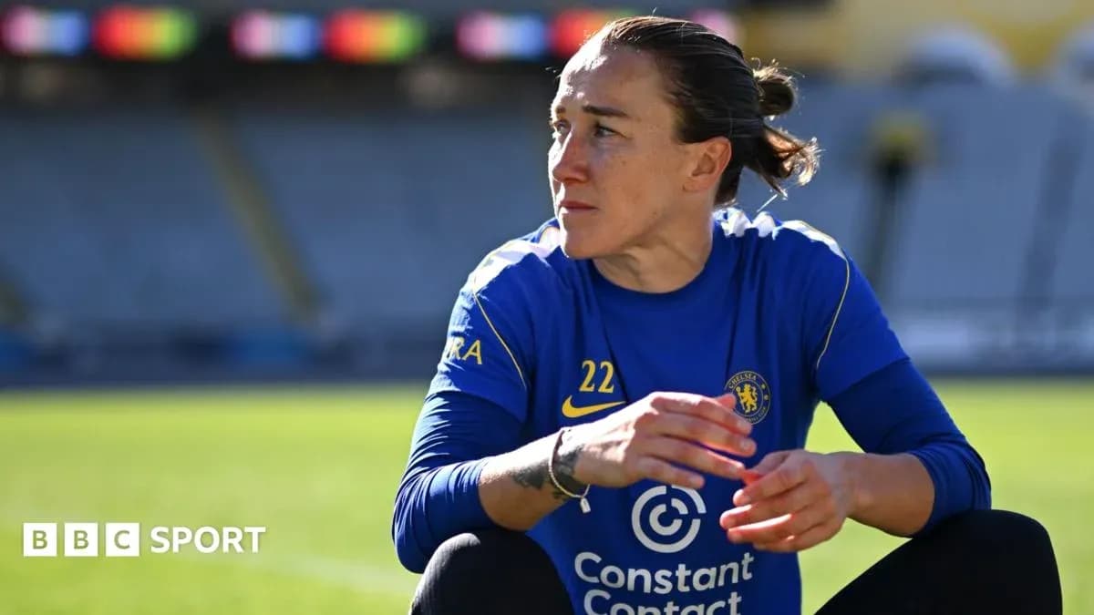 Jugadora de Chelsea en el campo de entrenamiento