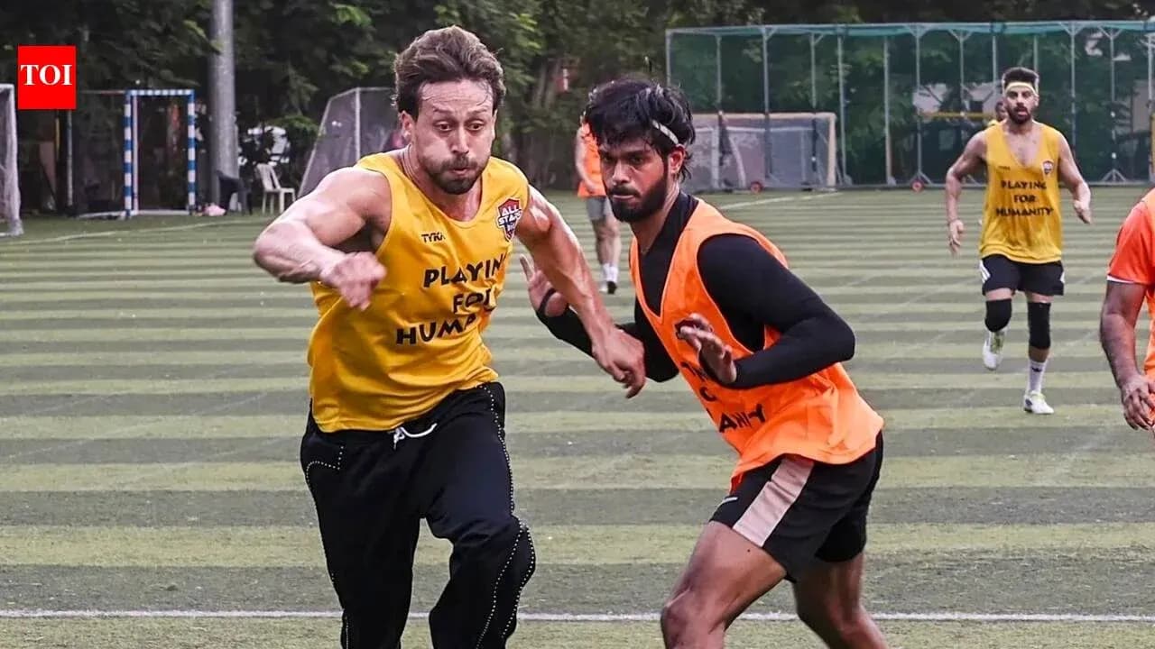 Jugadores corriendo durante sesión de entrenamiento