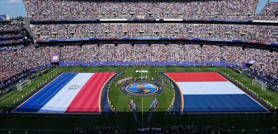 Ceremonia de apertura Paraguay vs Francia