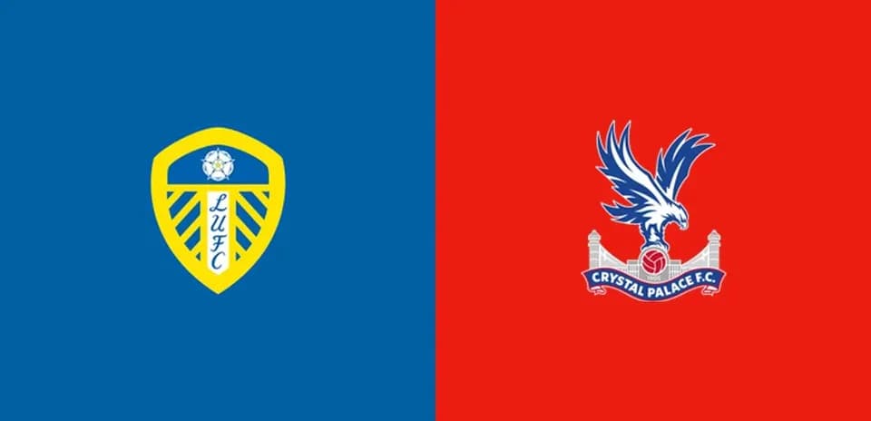 Escudos de Leeds United y Crystal Palace