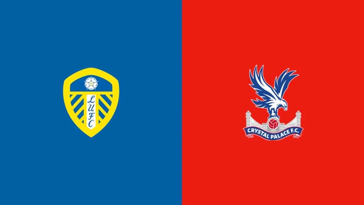 Escudos de Leeds United y Crystal Palace