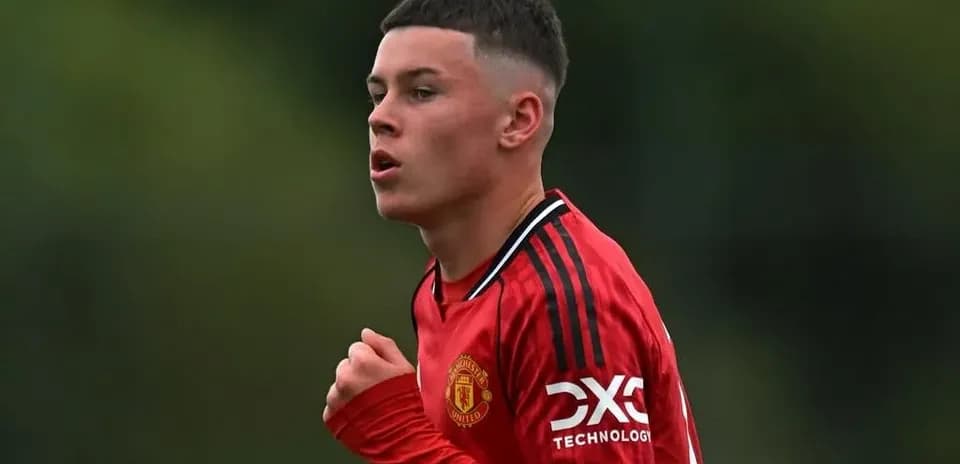 Jugador de Manchester United en acción durante partido