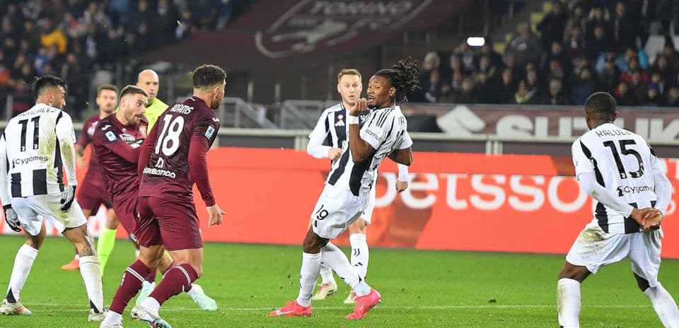 Juego entre Torino y Juventus en Serie A