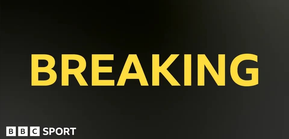 Texto de alerta de noticias deportivas en amarillo