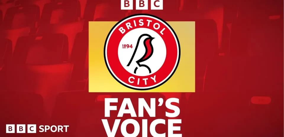 Logotipo de Bristol City con texto de voz de fan