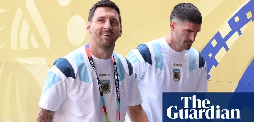 Jugadores argentinos llegando a un evento deportivo